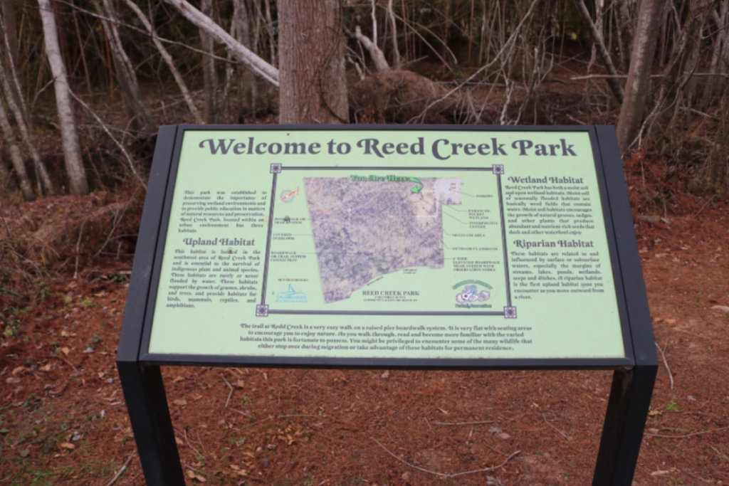 Reed Creek Sign © Sara Micklos
