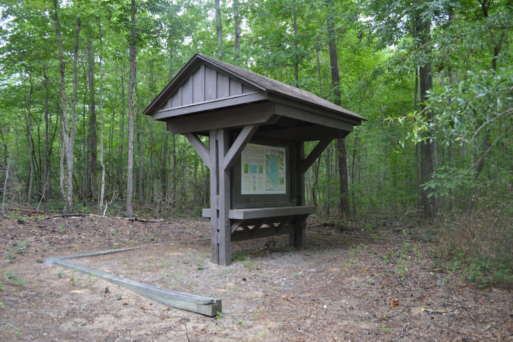 Big Dukes Pond WMA kiosk (GaDNR)