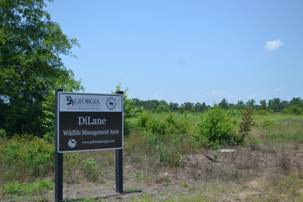 Di Lane Plantation WMA sign (GaDNR)