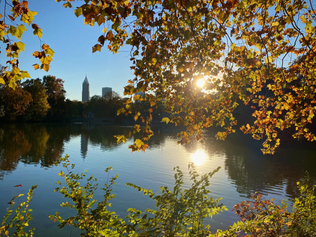 Piedmont Park Fall sunset1 S Berthelot