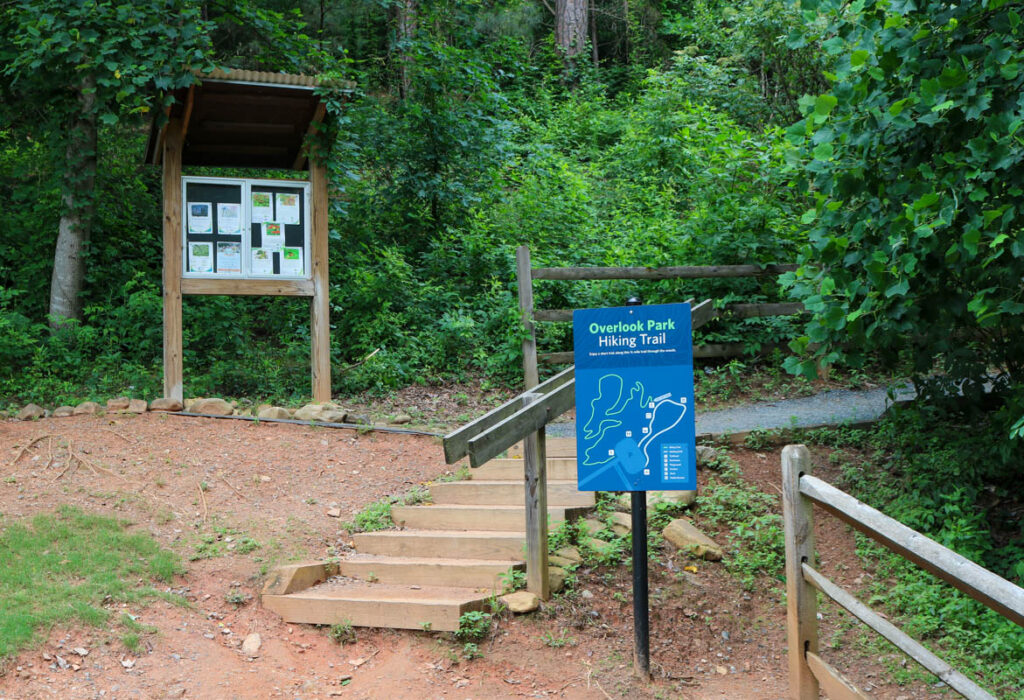 SaraMicklos MorganFallsOverlookPark HikingTrailSign