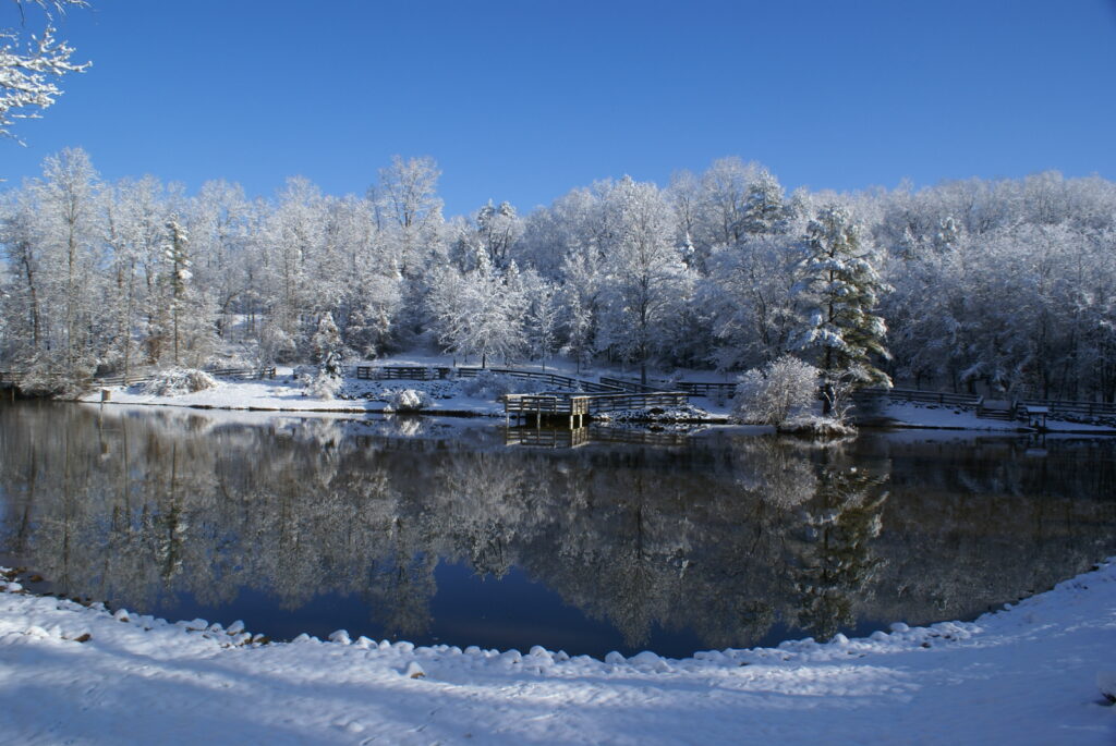 Winter at Victoria Bryant State Park © Photo Courtesy of Georgia State Parks and Historic Sites