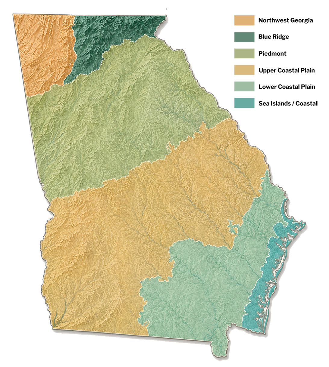 Ecoregions of Georgia